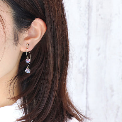 Recipe No.KR0841 6 types of ear accessories with joint parts curves
