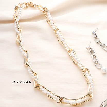 Recipe No.KR0848 3 types of combination accessories of design chains