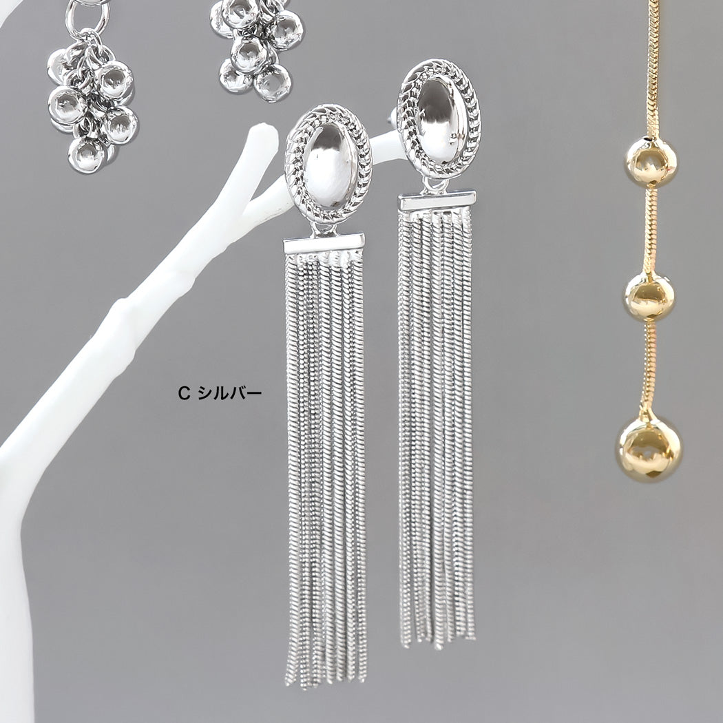 Recipe No.KR0897 Metallic Design Earrings 3