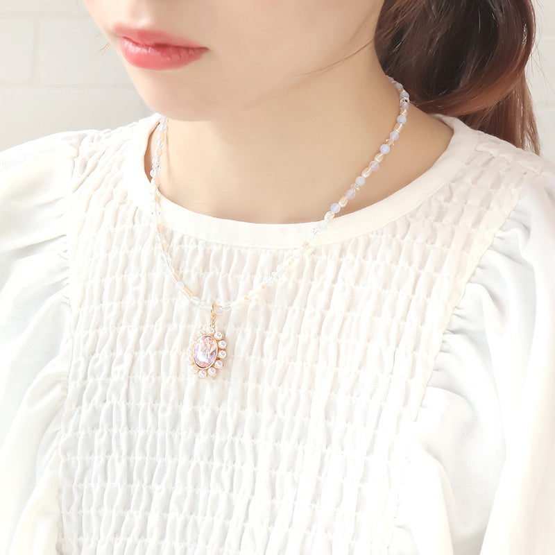 Recipe (Figure only) No.kr0956 Sweet necklace of Kiwa Crystal