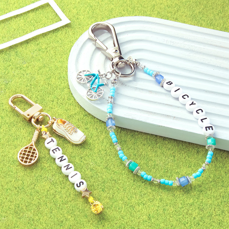 Recipe No.KR0993 Sports charm 2 key chains