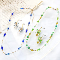 Recipe No.KR1002 Czech Beads Classical Neck & Earrings