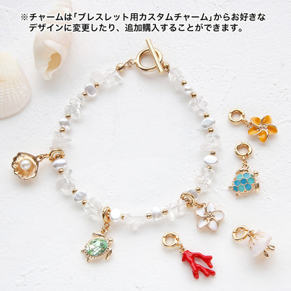 Recipe No.KR1006 Marine Charm Breath &amp; Earrings