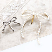 レシピNo.KR1056　リボンモチーフのポニーフック2種