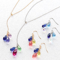 レシピNo.KR1194　貴和クリスタルのシャララアクセサリー2種(KR0995)