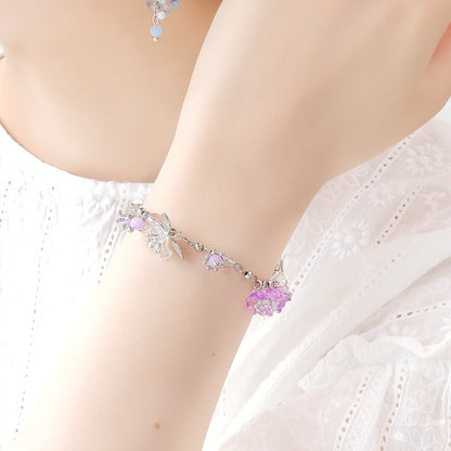 レシピNo.KR1197　ドイツ製アクリルのフラワーアクセサリー2種