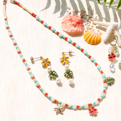 Recipe No. KR1210 3 types of colorful accessories with marine motif