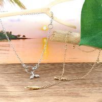 レシピNo.KR1214　マリンモチーフのアンクレット2種