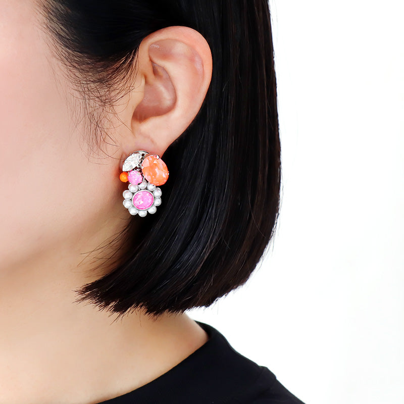 CONTORTIONIST チェーン ピアス L サイズ