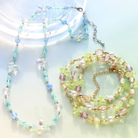 レシピNo.KR1226　チェコビーズの2wayアクセサリー2種