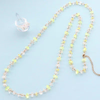 レシピNo.KR1229　チェコビーズサザレのアクセサリー2種