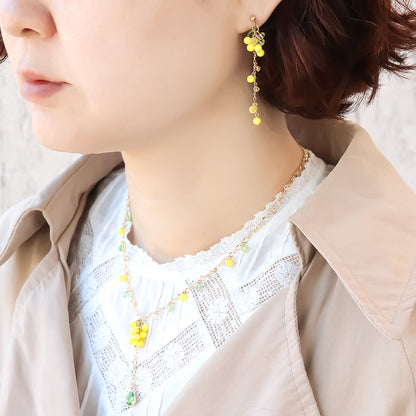 アクリル ドイツ製 丸　イエロー