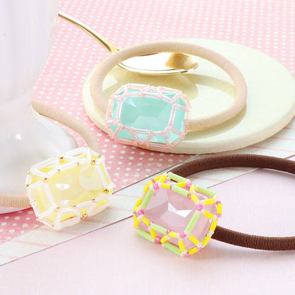 Hair fittings hair tie endless brown