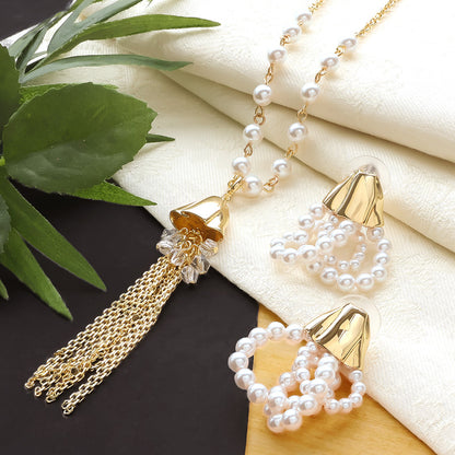 Recipe No.KR1365 Modern style neck and earrings for urban dance