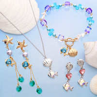 レシピNo.KR1371　チャームフィッシュのアクセサリー4種