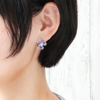 Recipe No.KR1374 Two types of teardrop bead flower accessories