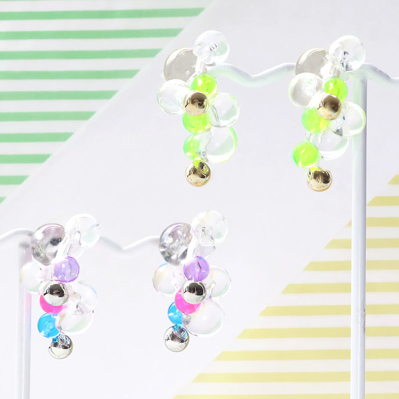 Acrylic Made in Germany Round Clear Neon Yellow