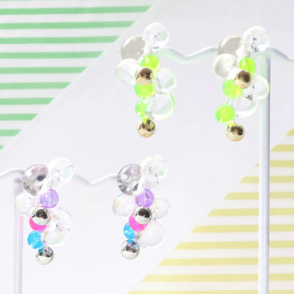 Acrylic Made in Germany Round Clear Neon Yellow