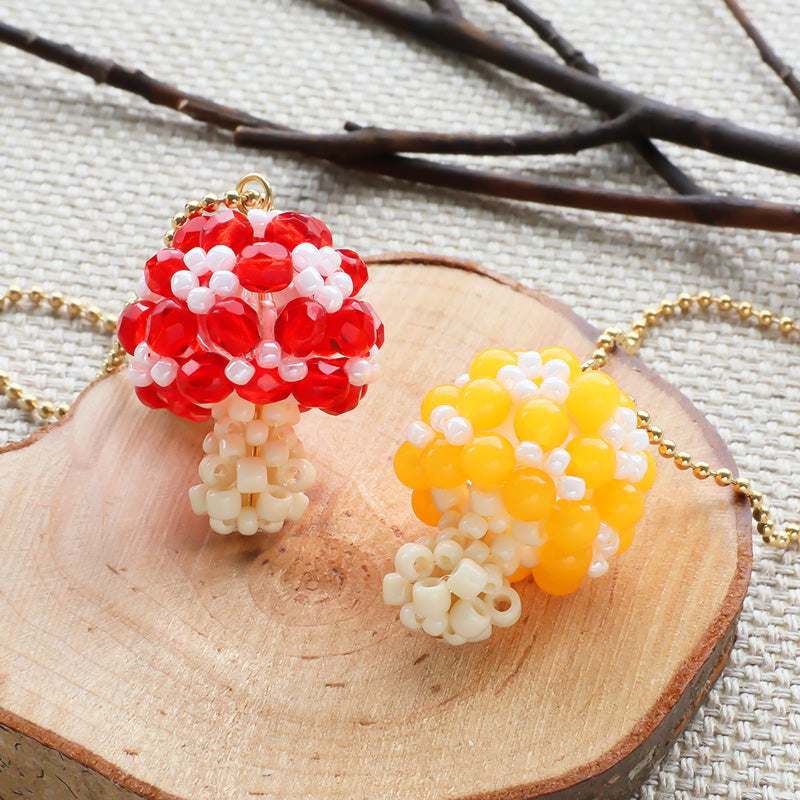 Recipe No.KR1400 Autumn motif keychain mushroom