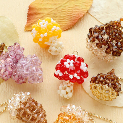 Recipe No.KR1400 Autumn motif keychain mushroom