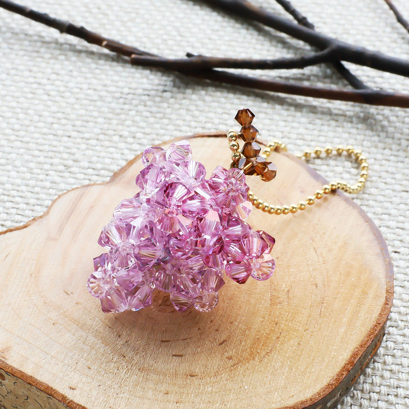 Recipe No.KR1403 Autumn Motif Keychain Grape