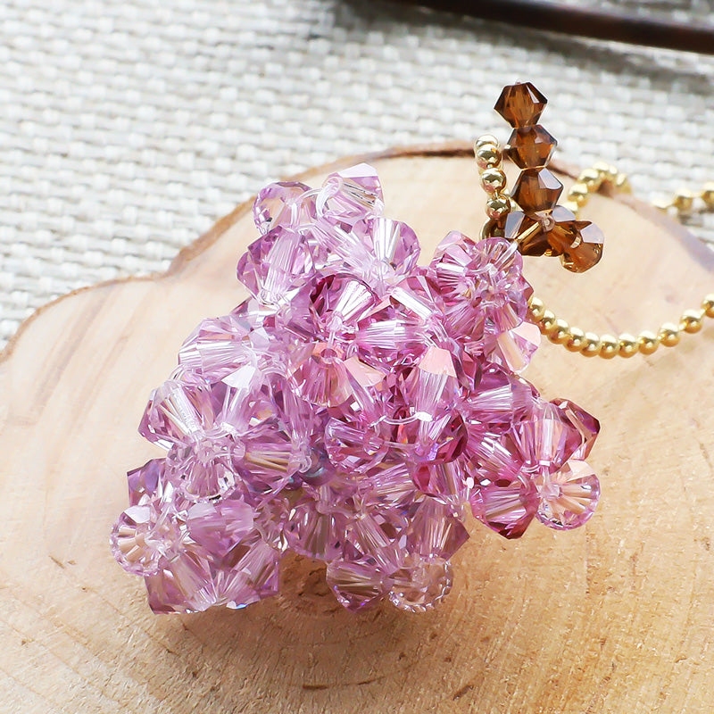 Recipe No.KR1403 Autumn Motif Keychain Grape