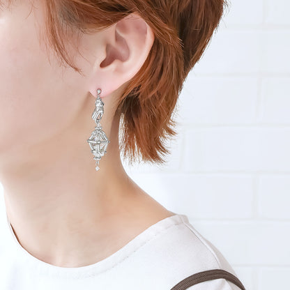 Charm hand rhodium color