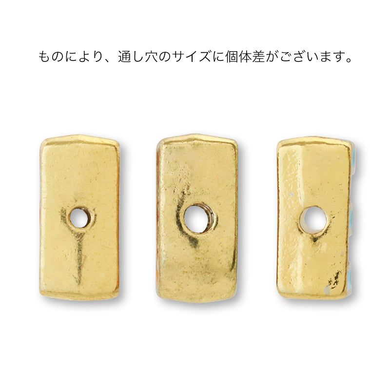 メタルパーツ イニシャル エポ付 X ゴールド(オレンジ系) – 貴和製作所