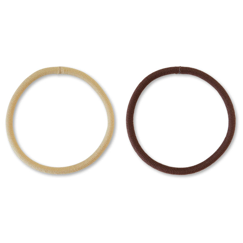 ヘアゴム ベージュ、茶