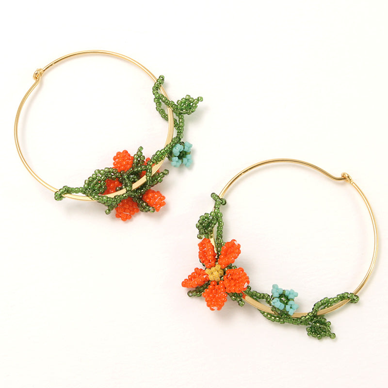 Recipe No.1483 Stitched Oya -style flower piercing 2 types