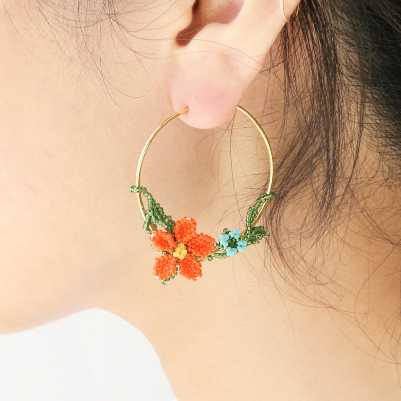 Recipe No.1483 Stitched Oya -style flower piercing 2 types