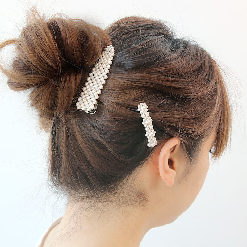 Recipe No.1800 Crystal pearl hair accessories (SR656)