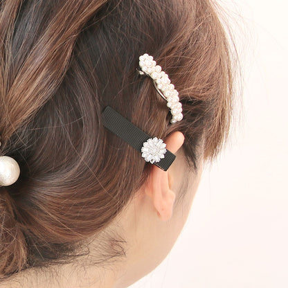 Recipe No.1800 Crystal pearl hair accessories (SR656)