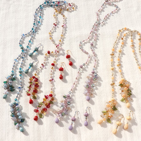 チェコ シズク横穴 ミックスアクアマリングリーン – 貴和製作所