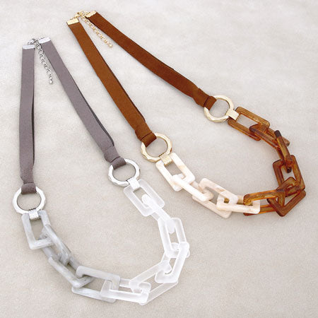 Acrylic chain parts oval square frost