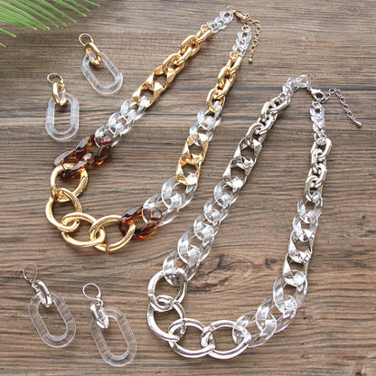 Acrylic chain parts Kihei 3 Leopard