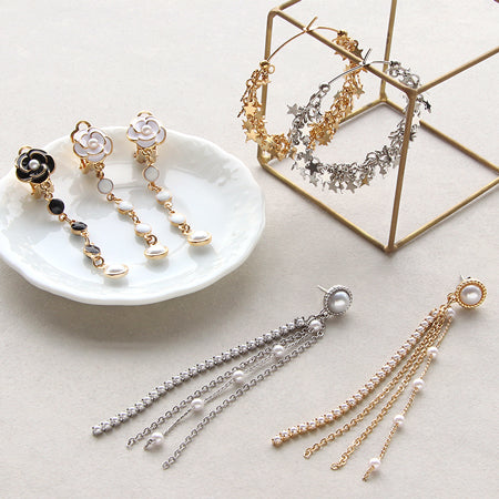 Design chain continuous pearl white pearl/G