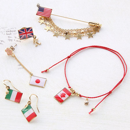 チャーム 国旗 カナダ 約10.5×15.5mm ゴールド – 貴和製作所オンライン