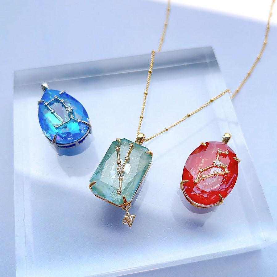 Pisces constellations 2, 2, Kan Cubic Zirconia/RC