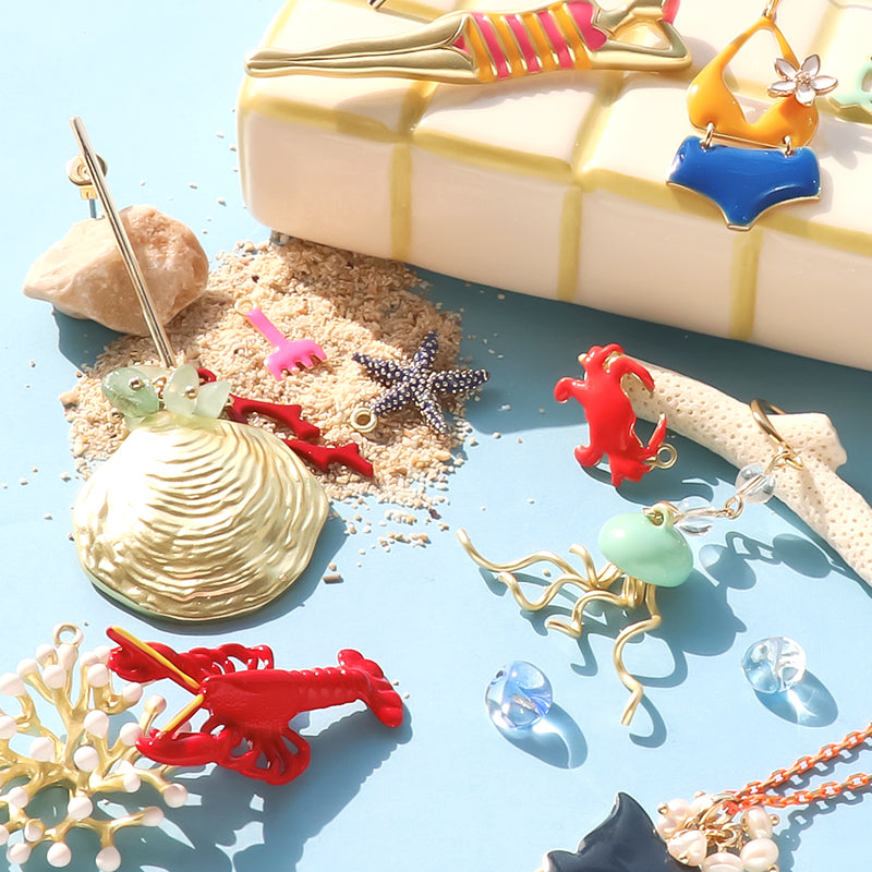 スペインチャーム シェル No.3　マットゴールド