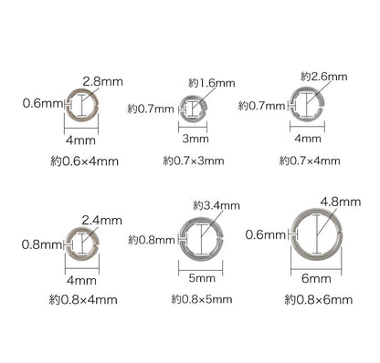 Stainless steel jump ring fabric (SUS316L)