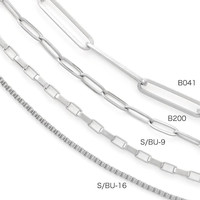 ステンレス316L チェーンS/BU-16　生地(SUS316L)